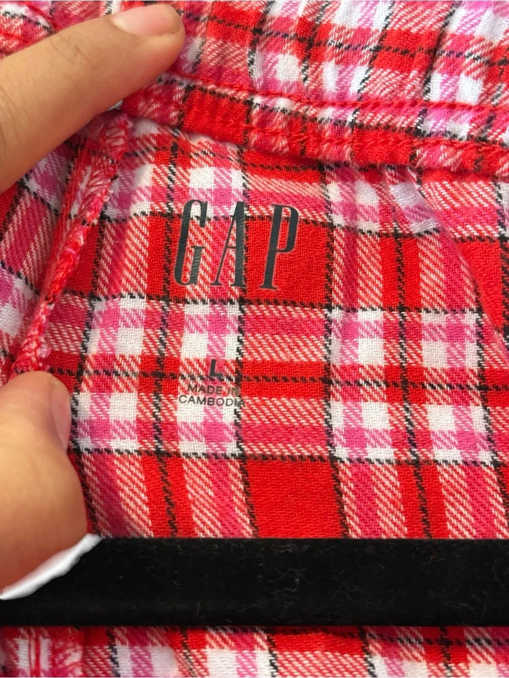 GAP‎ Red Plaid Lounge Pants-NWT